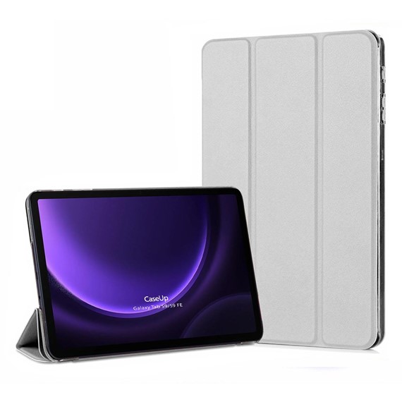 CaseUp Samsung Galaxy Tab S9 FE Kılıf Smart Protection Gümüş 1