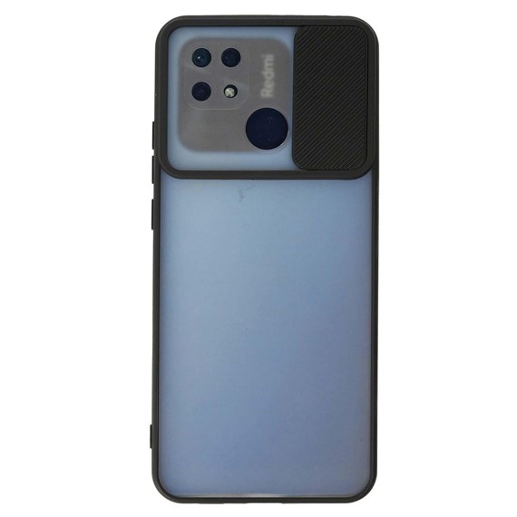 CaseUp Xiaomi Poco C40 Kılıf Camera Swipe Protection Siyah 2