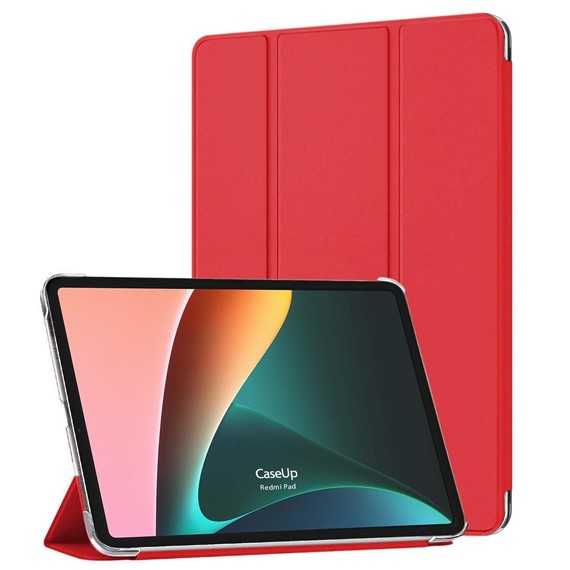 CaseUp Xiaomi Redmi Pad SE Kılıf Smart Protection Kırmızı 1