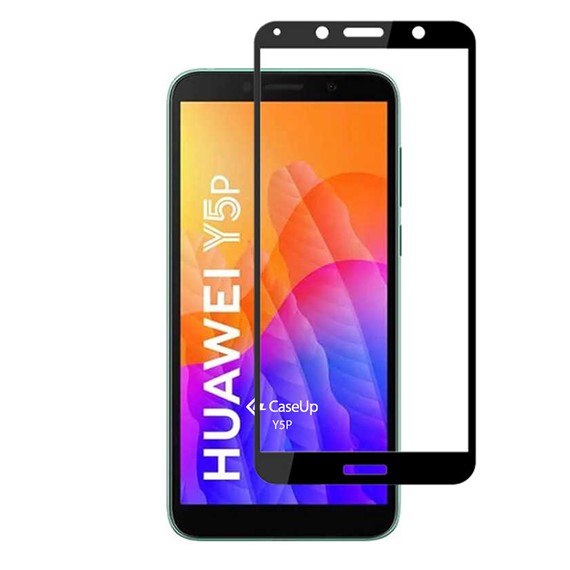 Huawei Y5P CaseUp Tam Kapatan Ekran Koruyucu Siyah 1
