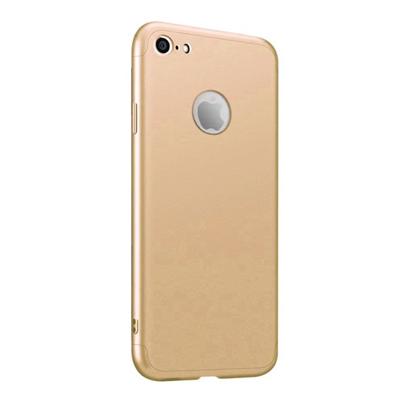 Apple iPhone 7 Kılıf CaseUp Triple Deluxe Shield Gold 1