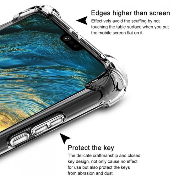 Huawei P20 Lite Kılıf CaseUp Titan Crystal Şeffaf 5