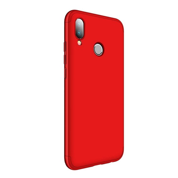 Huawei P20 Lite Kılıf CaseUp Triple Deluxe Shield Kırmızı 1