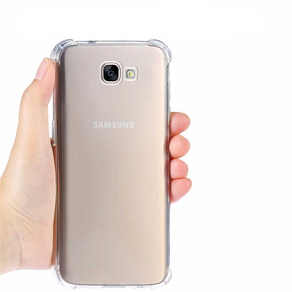 Samsung Galaxy J7 Prime Kılıf CaseUp Titan Crystal Şeffaf 4