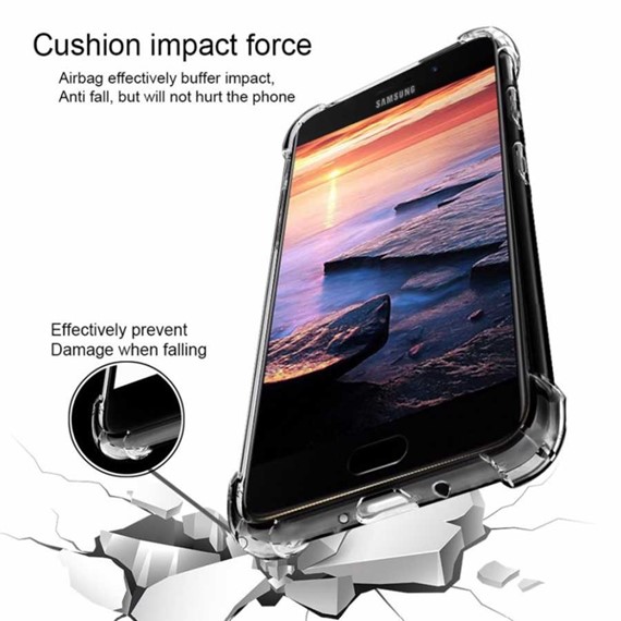 Samsung Galaxy J7 Prime Kılıf CaseUp Titan Crystal Şeffaf 2