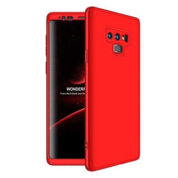 Samsung Galaxy Note 9 Kılıf CaseUp Triple Deluxe Shield Kırmızı 5