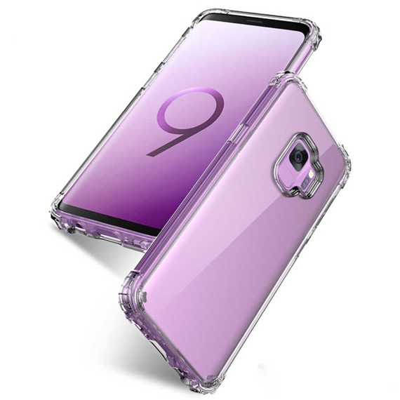 Samsung Galaxy S9 Kılıf CaseUp Titan Crystal Şeffaf 5