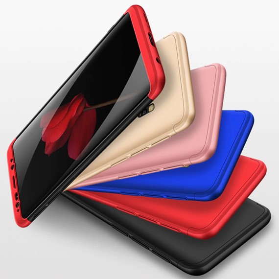 Samsung Galaxy S9 Kılıf CaseUp Triple Deluxe Shield Kırmızı 4