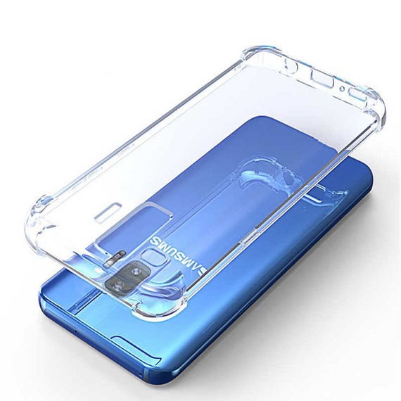 Samsung Galaxy S9 Plus Kılıf CaseUp Titan Crystal Şeffaf 4
