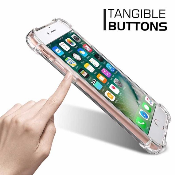 Apple iPhone 7 Kılıf CaseUp Titan Crystal Şeffaf 3