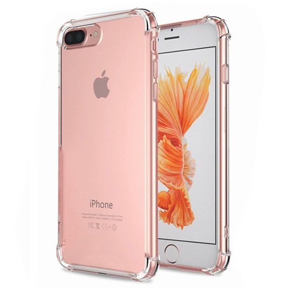 Apple iPhone 7 Plus Kılıf CaseUp Titan Crystal Şeffaf 5