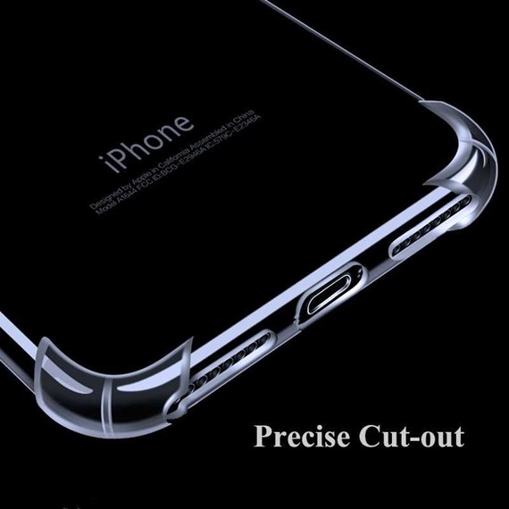Apple iPhone 8 Plus Kılıf CaseUp Titan Crystal Şeffaf 3