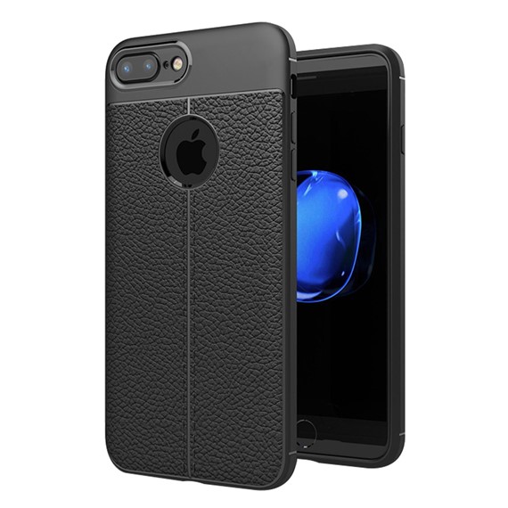 Apple iPhone 8 Plus Kılıf CaseUp Niss Silikon Siyah 2