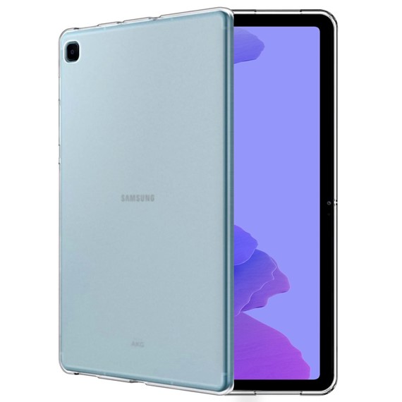 Samsung Galaxy Tab A7 T500 CaseUp İnce Şeffaf Silikon Kılıf Beyaz 1