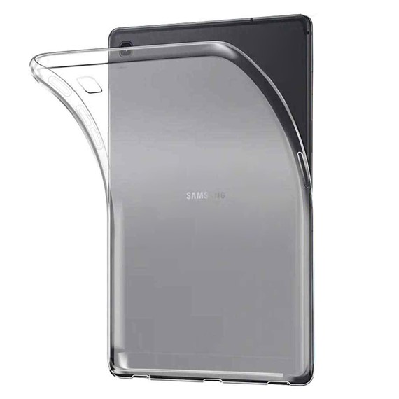 Samsung Galaxy Tab S5e T720 CaseUp İnce Şeffaf Silikon Kılıf Beyaz 2