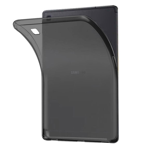 Samsung Galaxy Tab S5e T720 CaseUp İnce Şeffaf Silikon Kılıf Siyah 2
