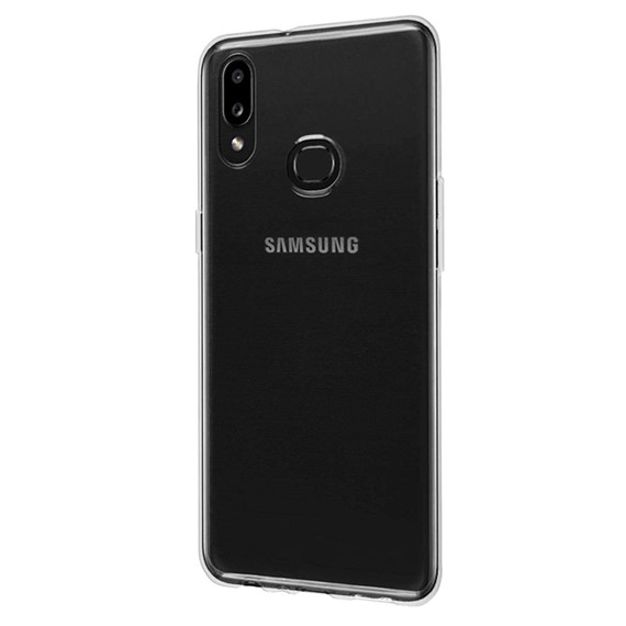 Samsung Galaxy A10s CaseUp İnce Şeffaf Silikon Kılıf Beyaz 2