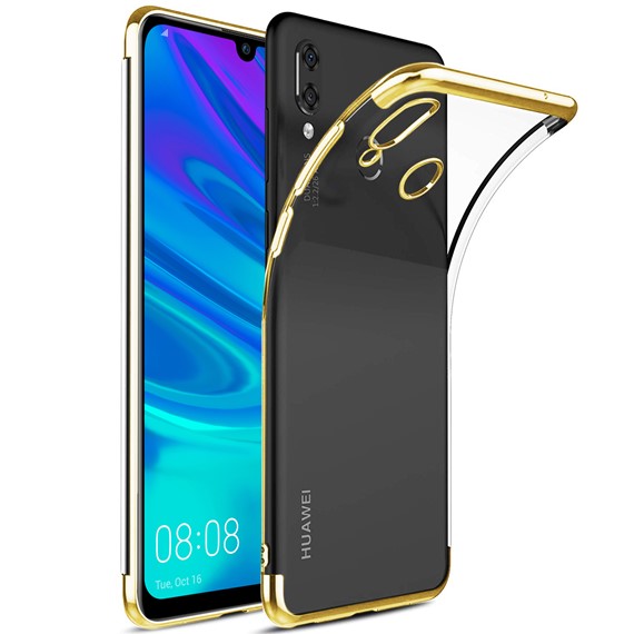 Huawei P Smart 2019 Kılıf CaseUp Laser Glow Gold 5