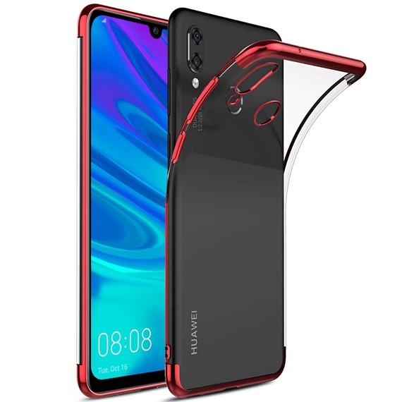 Huawei P Smart 2019 Kılıf CaseUp Laser Glow Kırmızı 5