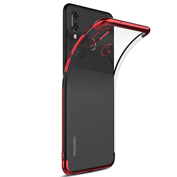 Huawei P Smart 2019 Kılıf CaseUp Laser Glow Kırmızı 1