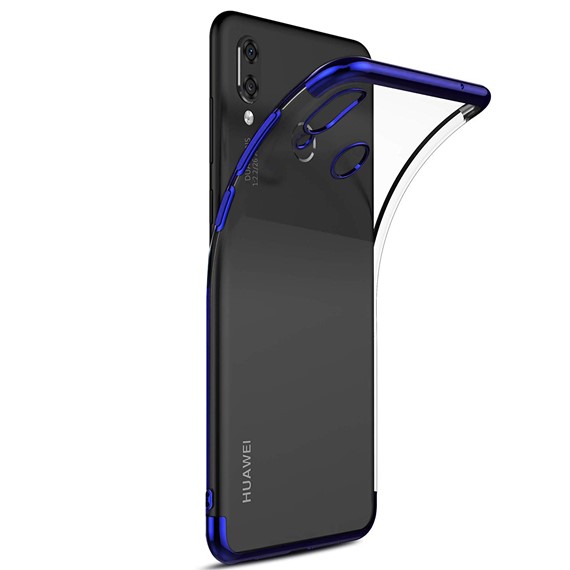Huawei P Smart 2019 Kılıf CaseUp Laser Glow Mavi 1