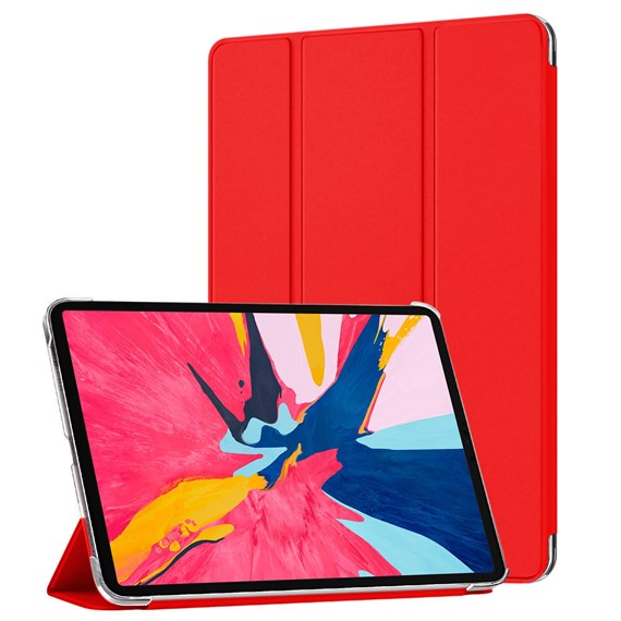Apple iPad Pro 12 9 2018 Kılıf CaseUp Smart Protection Kırmızı 1
