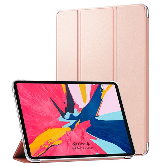 CaseUp Apple iPad Pro 12 9 2021 5 Nesil Kılıf Smart Protection Rose Gold 1