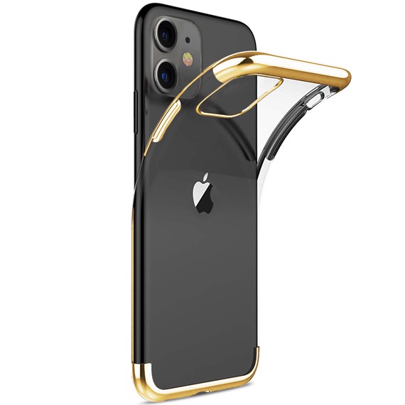 Apple iPhone 11 Kılıf CaseUp Laser Glow Gold 1