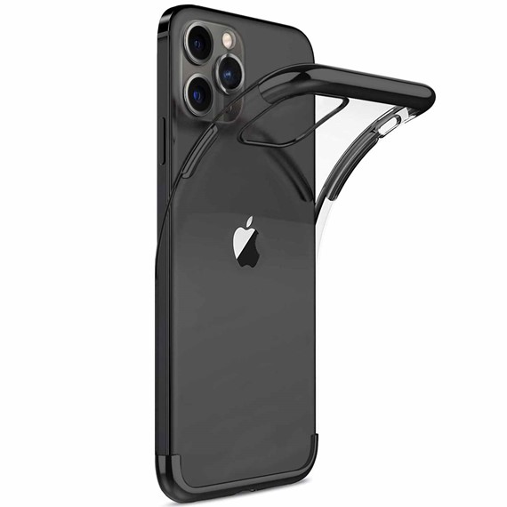 CaseUp Apple iPhone 13 Pro Max Kılıf Laser Glow Siyah 1