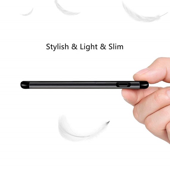 Apple iPhone 7 Kılıf CaseUp Laser Glow Gümüş 4