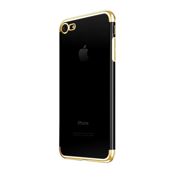 Apple iPhone 8 Kılıf CaseUp Laser Glow Gold 1