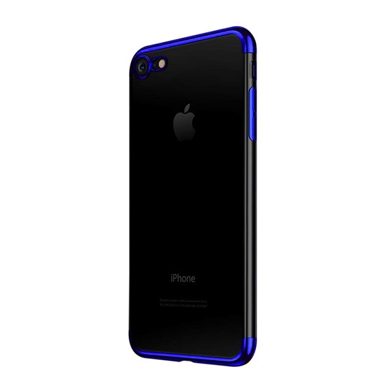 Apple iPhone 8 Kılıf CaseUp Laser Glow Mavi 1