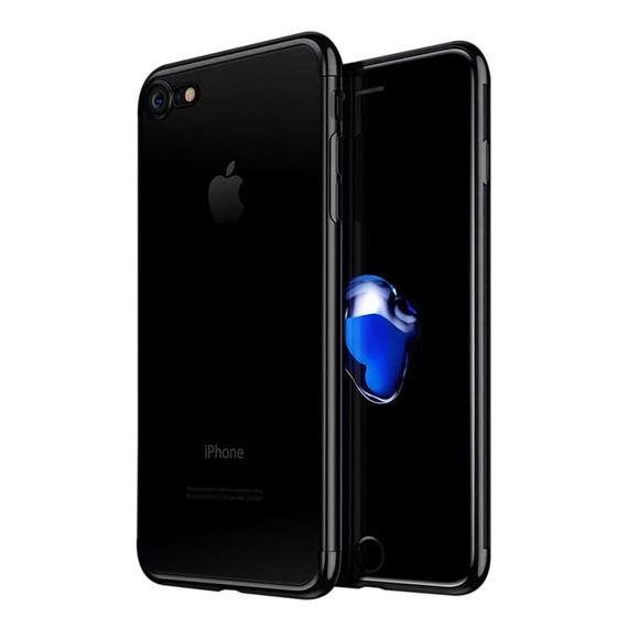 Apple iPhone 8 Kılıf CaseUp Laser Glow Siyah 5