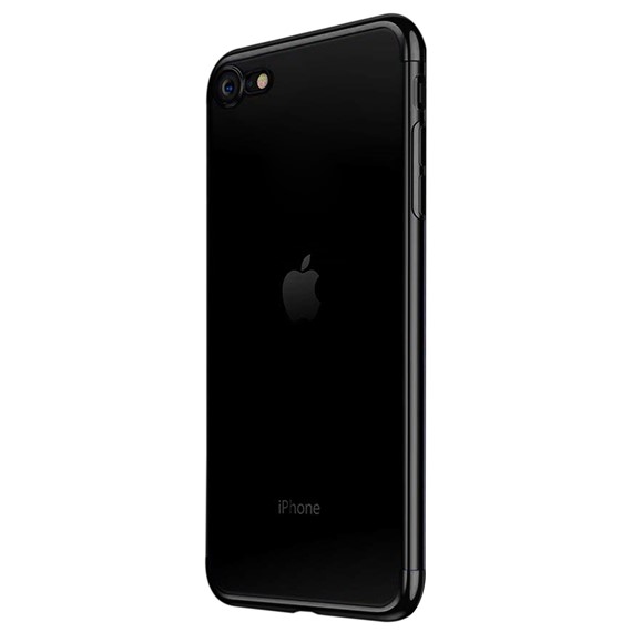 Apple iPhone SE 2020 Kılıf CaseUp Laser Glow Siyah 1
