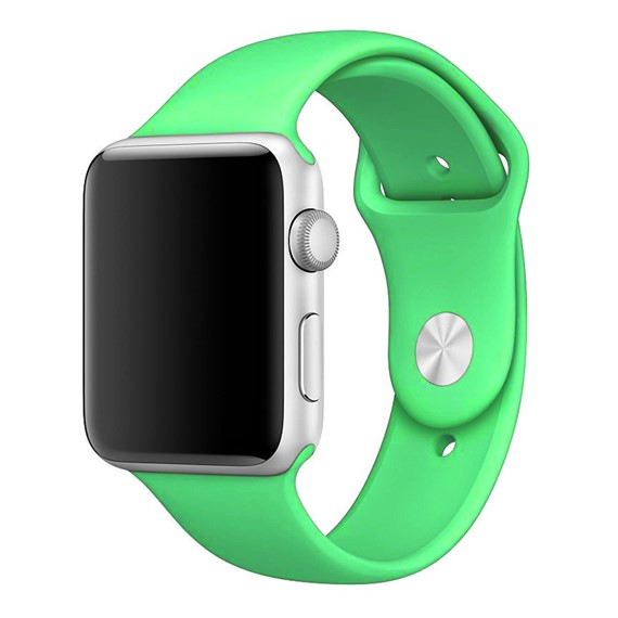 Apple Watch 1 42mm CaseUp Silikon Spor Kordon Yeşil 2