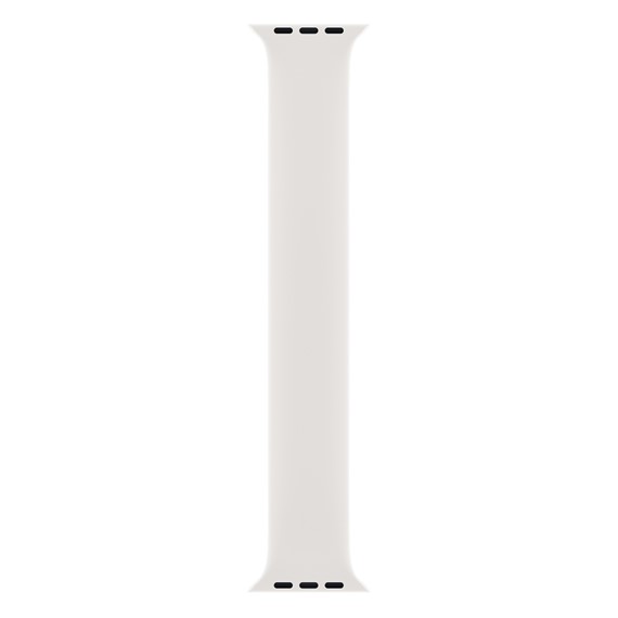 CaseUp Apple Watch Ultra Kordon Silicone Elastic Band Medium Size 145mm Beyaz 1