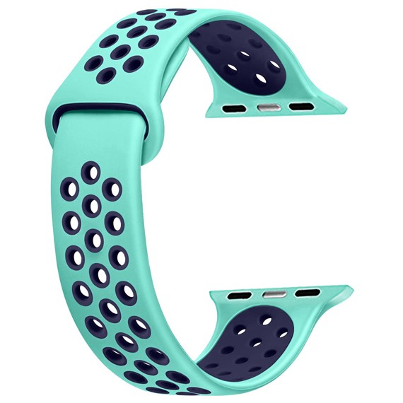 CaseUp Apple Watch SE 2022 40mm Kordon Silicone Sport Band Nil Yeşili 1