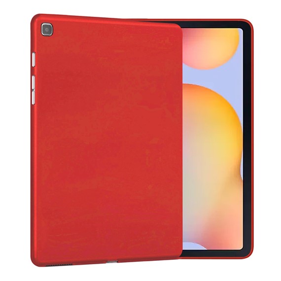 Samsung Galaxy Tab S6 Lite 10 4 P610 Kılıf CaseUp Colored Silicone Kırmızı 1