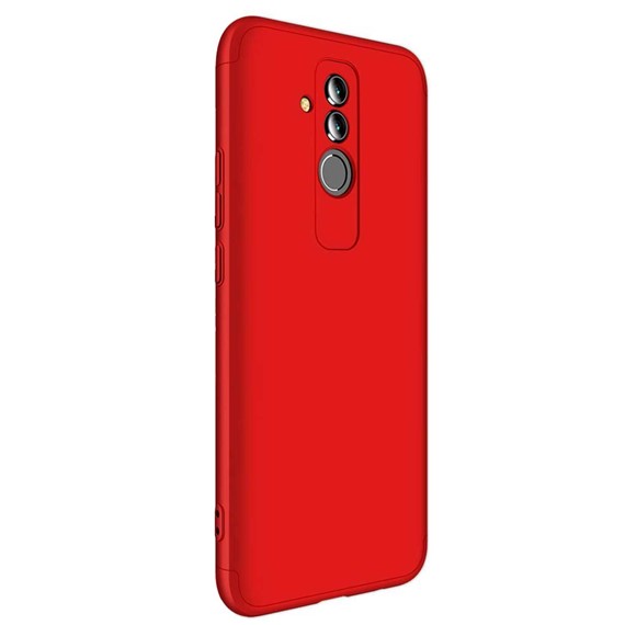 Huawei Mate 20 Lite Kılıf CaseUp Triple Deluxe Shield Kırmızı 1