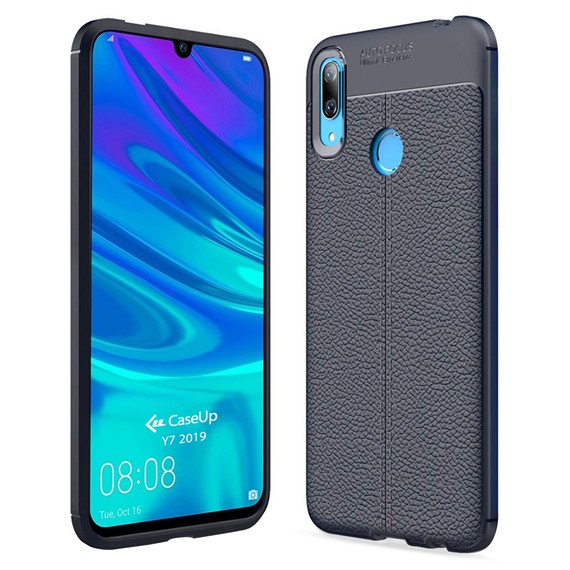 Huawei Y7 2019 Kılıf CaseUp Niss Silikon Lacivert 1