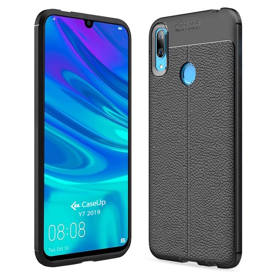 Huawei Y7 2019 Kılıf CaseUp Niss Silikon Siyah 1