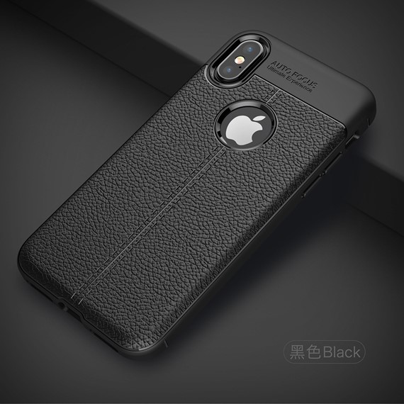 Apple iPhone XS Max Kılıf CaseUp Niss Silikon Siyah 2
