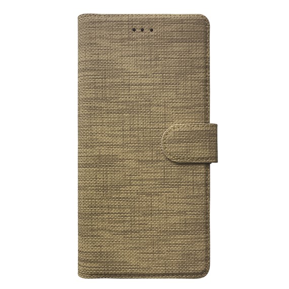 CaseUp Samsung Galaxy Note 9 Kılıf Kumaş Desenli Cüzdanlı Gold 2