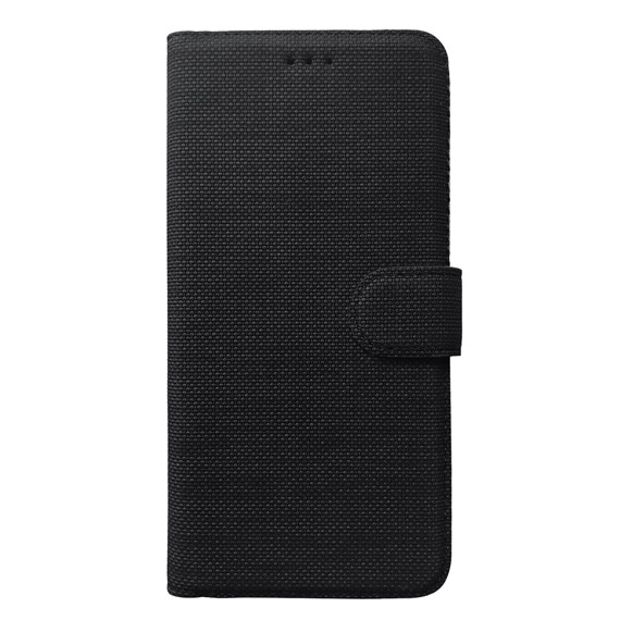 CaseUp Xiaomi Redmi Note 9 Pro Max Kılıf Kumaş Desenli Cüzdanlı Siyah 2