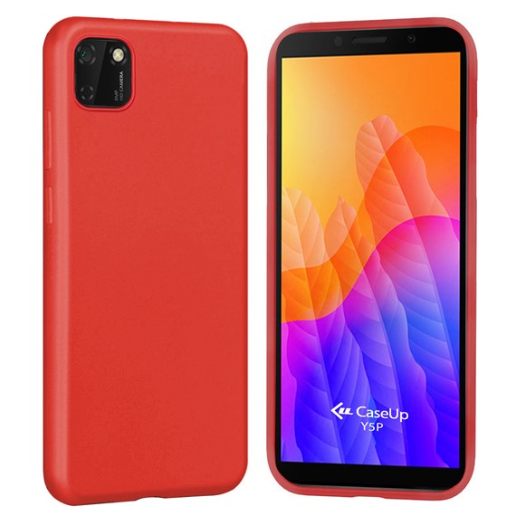 Huawei Y5P Kılıf CaseUp Matte Surface Kırmızı 1