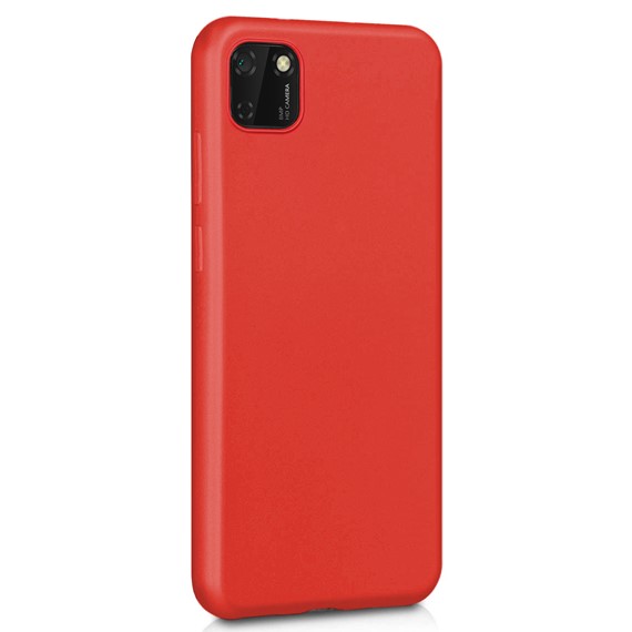 Huawei Y5P Kılıf CaseUp Matte Surface Kırmızı 2