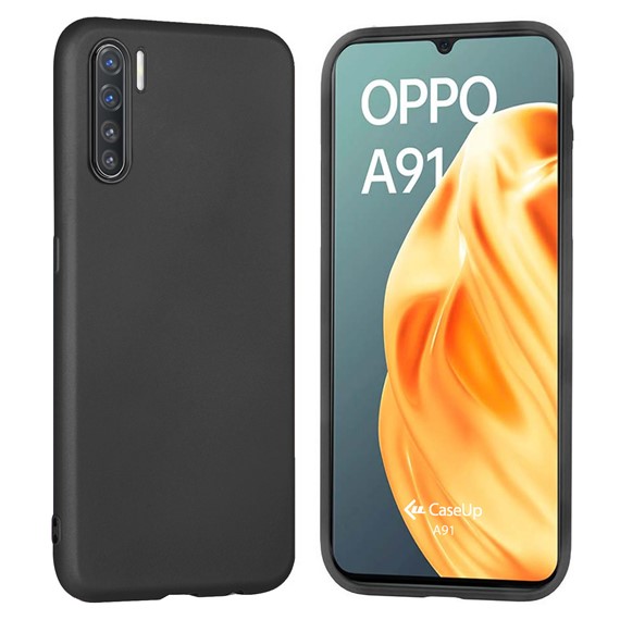 Oppo A91 Kılıf CaseUp Matte Surface Siyah 1