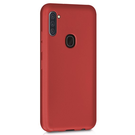 Samsung Galaxy A11 Kılıf CaseUp Matte Surface Kırmızı 2