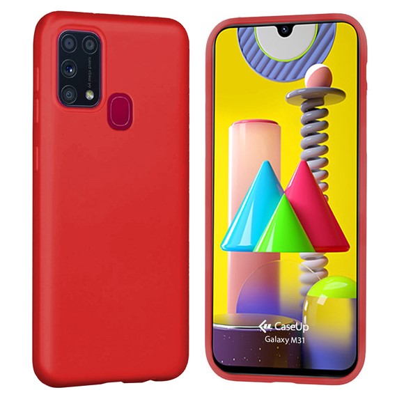 Samsung Galaxy M31 Kılıf CaseUp Matte Surface Kırmızı 1