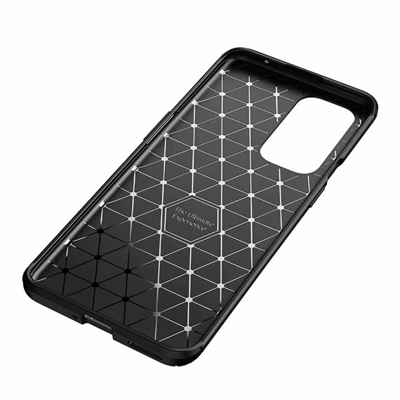 CaseUp OnePlus 9 Pro Kılıf Fiber Design Siyah 3